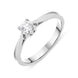18ct White Gold 0.25ct Diamond Brilliant Cut Solitaire Ring, R950.