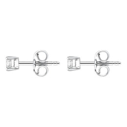 18ct White Gold 0.25ct Diamond Solitaire Stud Earrings FEU2118