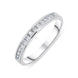 18ct White Gold 0.30ct Diamond Channel Set Half Eternity Ring 523R