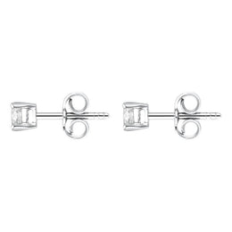 18ct White Gold 0.30ct Diamond Solitaire Stud Earrings