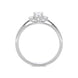 18ct White Gold 0.35ct Diamond Trilogy Ring R1116