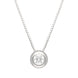 18ct White Gold 0.40ct Diamond Brilliant Cut Solitaire Necklace, P801C.