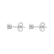 18ct White Gold 0.40ct Diamond Solitaire Brilliant Cut Stud Earrings, FEU-1766.
