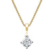 18ct Yellow Gold 0.42ct Diamond Brilliant Cut Solitaire Necklace