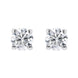 18ct White Gold 0.50 Carat Diamond Solitaire Stud Earrings. E2113. 