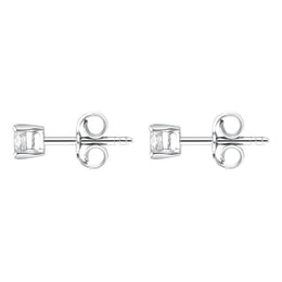 18ct White Gold 0.50ct Diamond Solitaire Stud Earrings FEU2107