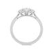 18ct White Gold 0.53ct Diamond Brilliant Cut Trilogy Ring, FEU-1316.