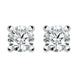 18ct White Yellow Gold 0.50ct Diamond Solitaire Stud Earrings
