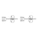 18ct White Gold 0.60ct Diamond Solitaire Stud Earrings, FEU-084. 