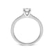 18ct White Gold 0.63ct Diamond Shoulder Solitaire Ring, R1133.