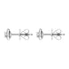 18ct White Gold 0.69ct Diamond Halo Stud Earrings, FEU-1252.