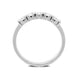 18ct White Gold 0.70ct Diamond Half Eternity Ring FEU-841