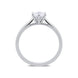 18ct White Gold 0.71ct Diamond Brilliant Cut Solitaire Ring, FEU-648.