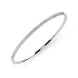 18ct White Gold 0.92ct Diamond Bangle, B1120.
