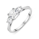 18ct White Gold 1.38ct Diamond Trilogy Ring R1117