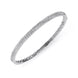 18ct White Gold 1.87ct Diamond Bangle, G00190.
