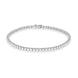 18ct White Gold 3.83ct Diamond Tennis Bracelet, B1017.