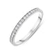 18ct White Gold Diamond Brilliant Cut Half Eternity Ring, BNN-152.