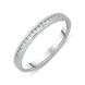18ct White Gold Diamond Channel Set Half Eternity Ring, BNN-079.