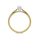 18ct Yellow Gold 0.16ct Diamond Solitaire Ring. FEU-591. 