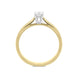 18ct Yellow Gold 0.25ct Diamond Brilliant Cut Solitaire Ring, FEU-745. 