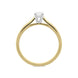 18ct Yellow Gold 0.25ct Diamond Brilliant Cut Solitaire Ring, FEU-746. 