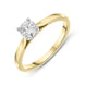 18ct Yellow Gold 0.40ct Diamond Brilliant Cut Solitaire Ring, FEU-749.