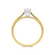 18ct Yellow Gold 0.40ct Diamond Brilliant Cut Solitaire Ring, FEU-750. 