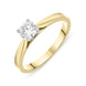 18ct Yellow Gold 0.50ct Diamond Brilliant Cut Solitaire Ring, FEU-1618. 
