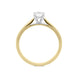 18ct Yellow Gold 0.50ct Diamond Brilliant Cut Solitaire Ring, FEU-1618. 