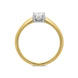 18ct Yellow Gold 0.50ct Diamond Solitaire Ring. Q1575. 