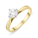18ct Yellow Gold 0.62ct Diamond Solitaire Ring, FEU-715. 