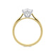 18ct Yellow Gold 0.62ct Diamond Solitaire Ring, FEU-715. 