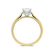 18ct Yellow Gold 0.63ct Diamond Brilliant Cut Solitaire Ring, FEU-1814. 