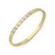 18ct Yellow Gold Diamond Seven Stone Hinged Bangle, PJW-009.