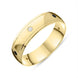 18ct Yellow Gold Whitby Jet Diamond 6mm Wedding Band Ring R1196_6