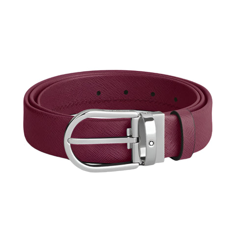Montblanc Horseshoe Buckle Cassis 35mm Leather Belt