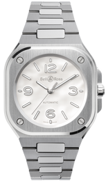 Bell &amp; Ross Watch BR 05 Mother Of Pearl Steel 36mm BR05A-S-MP-ST/SST