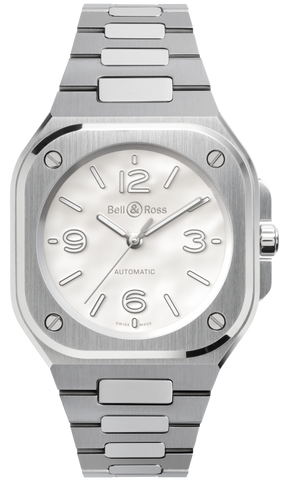 Bell &amp; Ross Watch BR 05 Mother Of Pearl Steel 36mm BR05A-S-MP-ST/SST