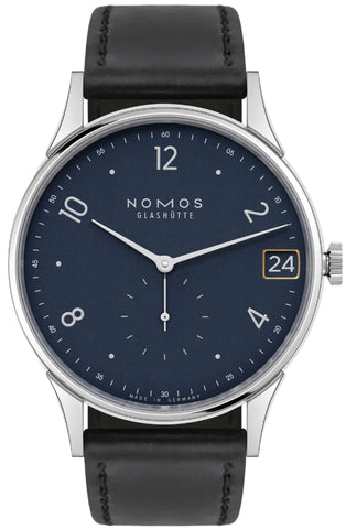 Nomos Glashutte Watch Minimatik 39 Date Blue 1252