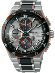 Seiko Astron Future Innovation Orange Accent GPS Solar Limited Edition Watch SSH183J1