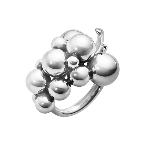 Georg Jensen Oxidised Sterling Silver Grape Ring