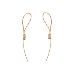 Georg Jensen Mercy 18ct Rose Gold Twist Earrings