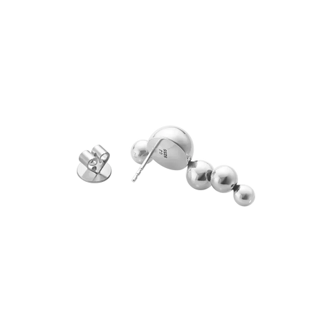 Georg Jensen Moonlight Grapes Sterling Silver Drop Earrings