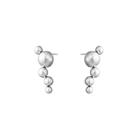 Georg Jensen Moonlight Grapes Sterling Silver Drop Earrings