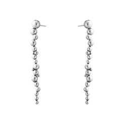 Georg Jensen Moonlight Grapes Sterling Silver Drop Earrings