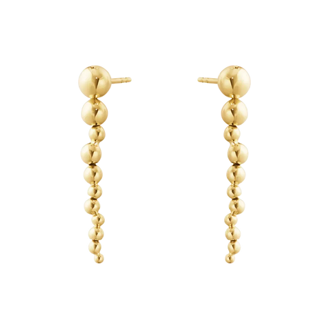 Georg Jensen Moonlight Grapes 18ct Yellow Gold Drop Earrings