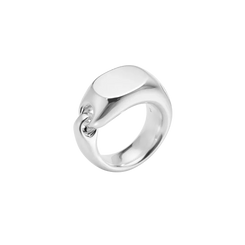 Georg Jensen Reflect Sterling Silver Signet Ring