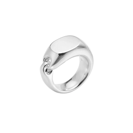 Georg Jensen Reflect Sterling Silver Signet Ring