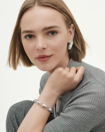 Georg Jensen Reflect Sterling Silver Small Single Earring